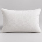Papillon Fine Bedding Bed Wedge Pillow - Reading and Back Support, Medium-Firm Foam, Piped Knit Cover