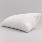 Papillon Fine Bedding Bed Wedge Pillow - Reading and Back Support, Medium-Firm Foam, Piped Knit Cover