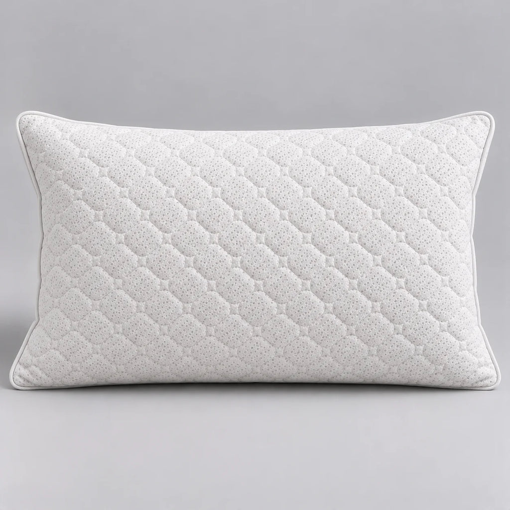 Papillon Fine Bedding Shredded Memory Foam Pillow, King Size - Adjustable Loft, Zippered Quilted Cover